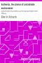 [Gutenberg 31508] • Euthenics, the science of controllable environment / A plea for better living conditions as a first step toward higher human efficiency